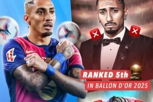 😢真不配?拉菲尼亚西甲最佳+欧冠金靴 金球第5&落选年度最佳阵